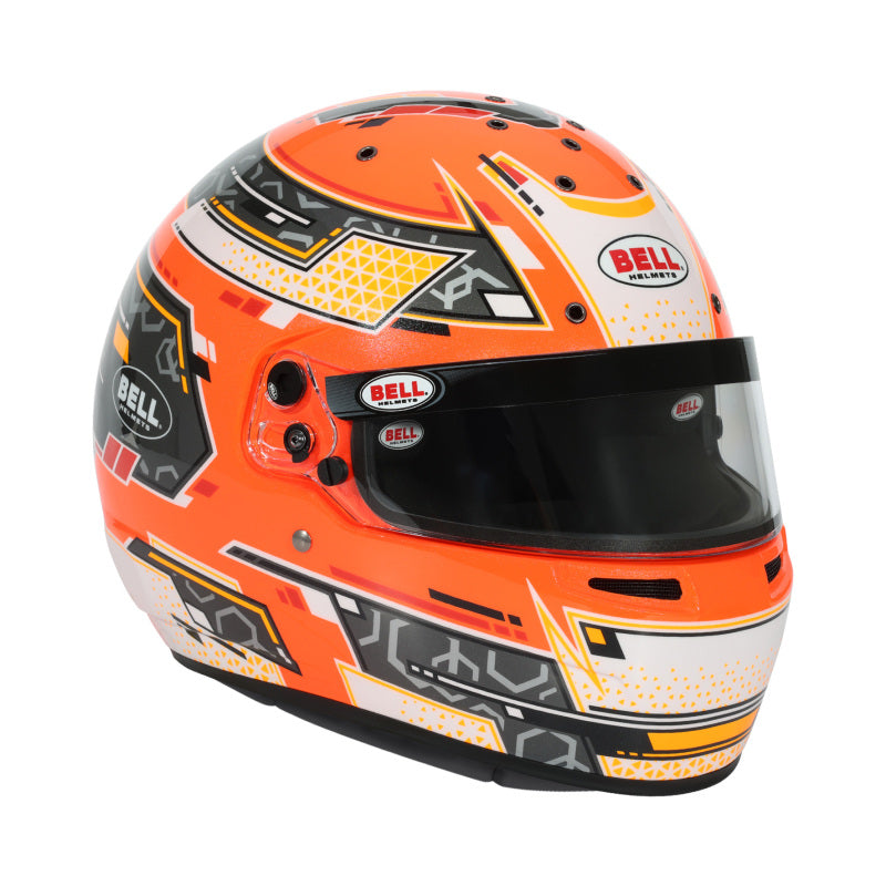 Bell Helmet Rs7-K Stamina Anthracite/Orange Lrg (60-61) Fia8878-2024/K2025