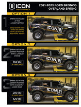 Cargar imagen en el visor de la galería, ICON 21-23 Ford Bronco Rear 2.5 VS IR Coilover Kit Heavy Rate Spring