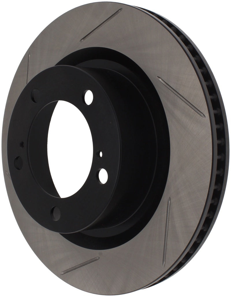 StopTech Power Slot Slotted Right Front Rotor — Fits 2008-2022 Toyota Sequoia, 2016-2020 Toyota Land Cruiser, 2017-2021 Lexus LX570