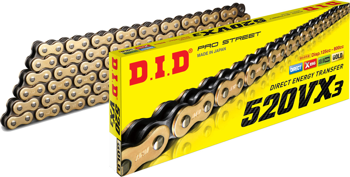 D.I.D 520VX3 150L Gold (520VX3G150FB)