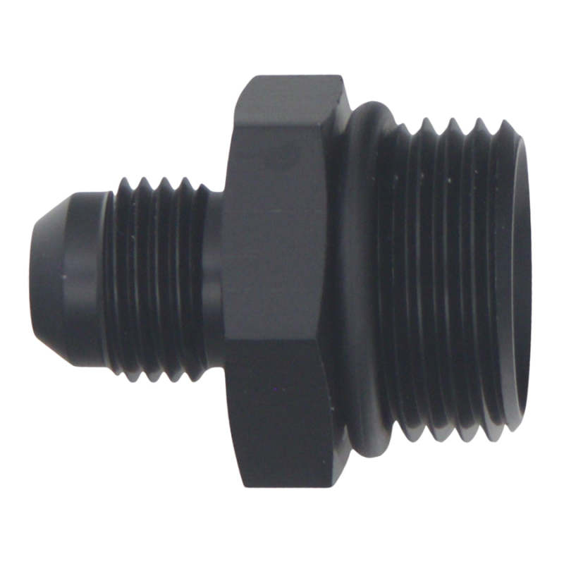 DeatschWerks 10AN ORB Male to 6AN Male Flare Adapter (Incl O-Ring) - Anodized Matte Black