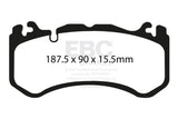 EBC 12-18 Mercedes-Benz G63 AMG (BM463) 5.5TT Extra Duty Front Brake Pads