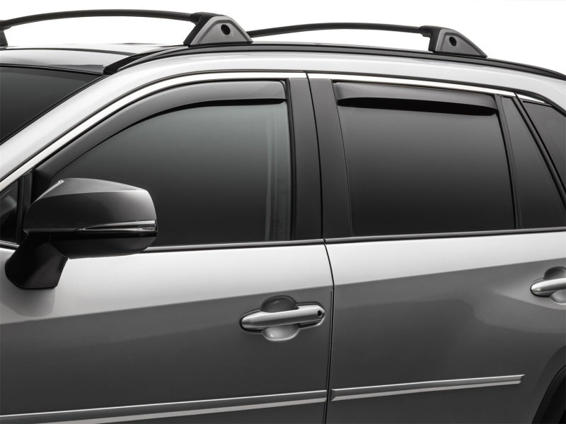 WeatherTech 19-26 BMW X5/19-27 BMW X7 40i Front & Rear Side Window Deflectors - Dark Tint