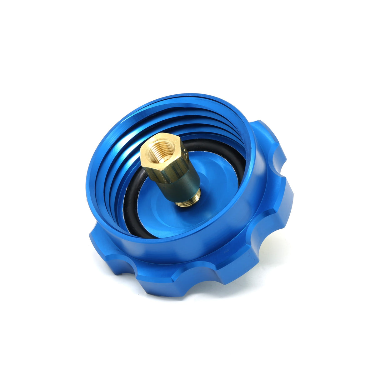 BMS Billet Water/Methanol Injection (WMI) Tank Cap with Safety Check Valve - view 4