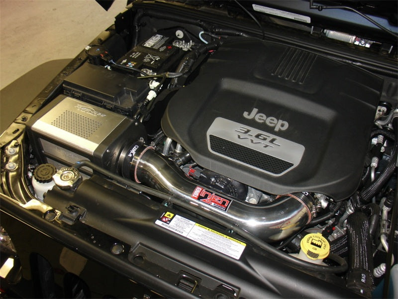 Injen Polished Short Ram Intake w/ Power Flow Box — Fits 2012-2017 Jeep Wrangler JK 3.6L V6