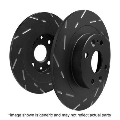 EBC USR Slotted Rear Brake Rotors — Fits 2017-2020 Subaru BRZ, 2018-2020 Toyota 86