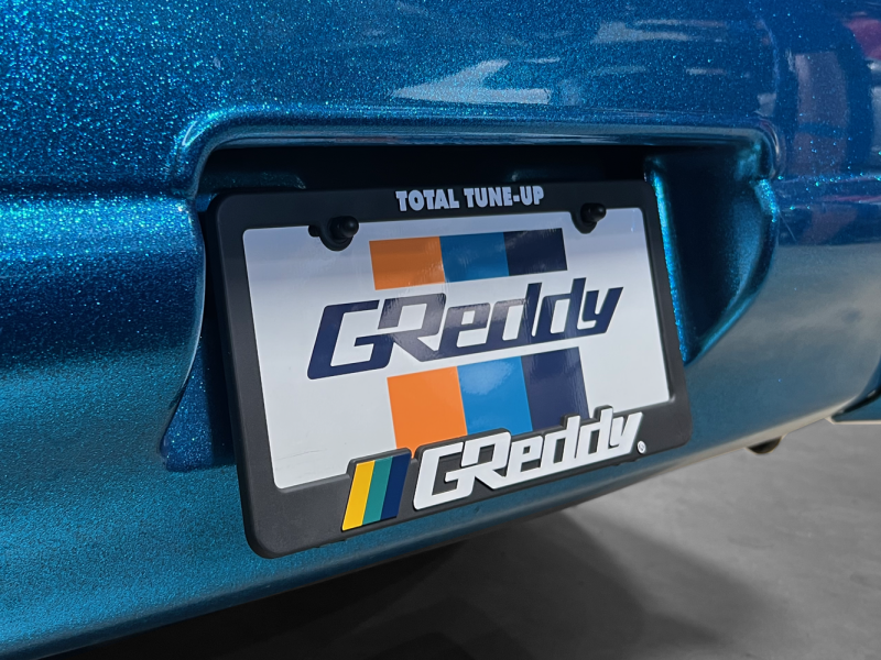 GReddy Total Tune Up License Plate Frame — 3 Color Logo