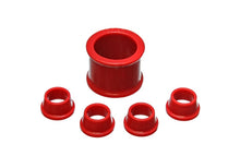 Cargar imagen en el visor de la galería, Energy Suspension 88-91 Honda Civic/CRX Red Power Steering Rack Bushing Set