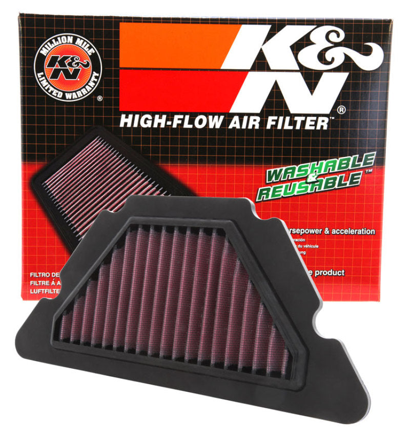 K&N High-Flow Replacement Air Filter for Yamaha FZ6R 2009-2016