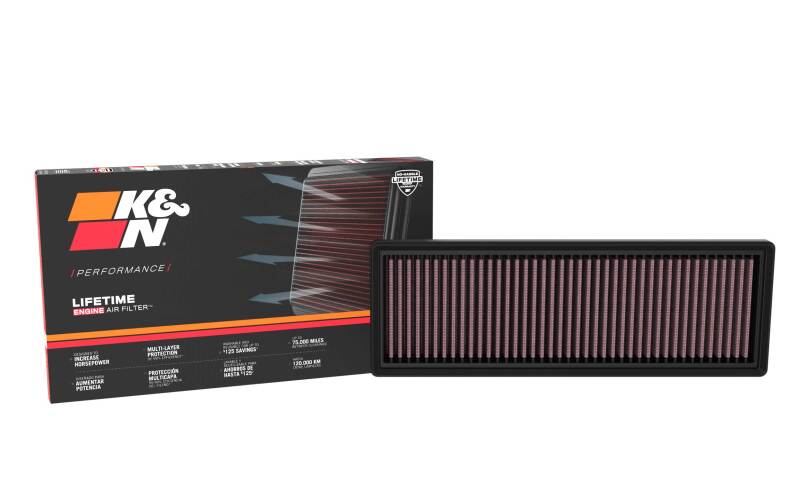 K&N 2024-2025 Ford Mustang 2.3L L4 EcoBoost Drop-In Air Filter