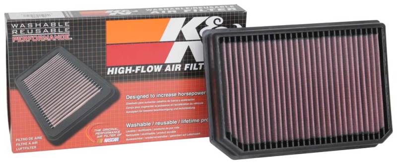 K&N Replacement Air Filter — Fits 2019-2024 Mercedes-Benz A-Class, CLA, GLA, GLB
