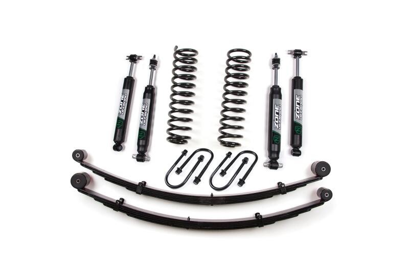 Zone Offroad 3in Suspension Lift Kit — 1984-2001 Jeep Cherokee XJ (Chrysler 8.25)