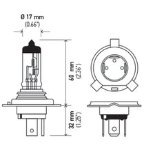 Cargar imagen en el visor de la galería, Hella H4 12V 130/90W Halogen Headlight Bulb - Universal