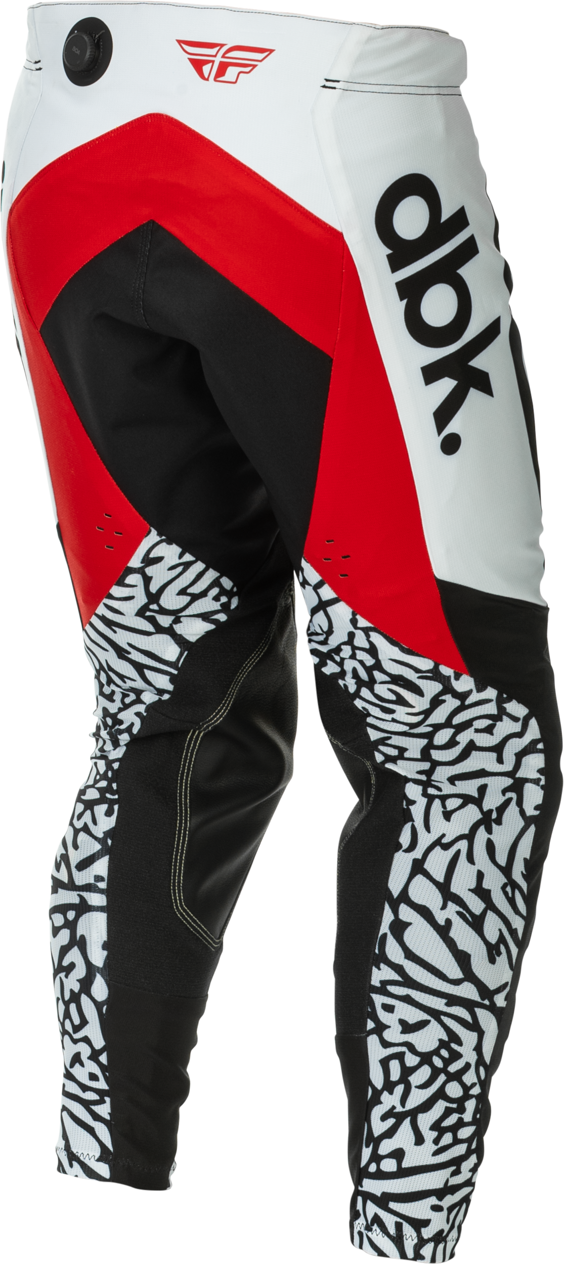 Fly Racing Evolution DST DBK Pants Black/White/RED SZ 30 (379-13330)