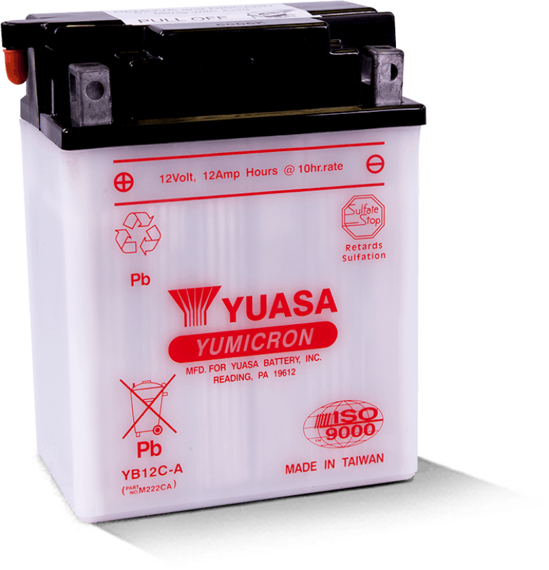 Batería Yuasa YB12C-A Yumicron de 12 voltios