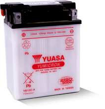 Cargar imagen en el visor de la galería, Batería Yuasa YB12C-A Yumicron de 12 voltios