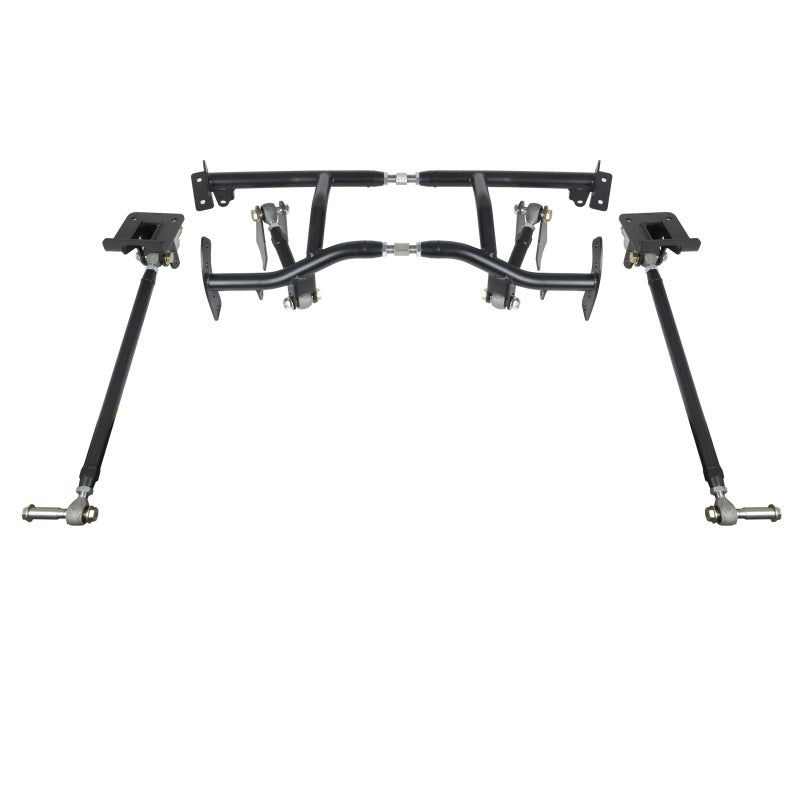 Suspensión Ridetech 70-81 GM F-Body de 4 enlaces atornillable con barras de ajuste doble, juntas en R, soporte y otros herrajes