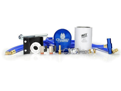 Sinister Diesel Coolant Filtration System w/ Wix Filter — Fits 2003-2007 Dodge 5.9L Cummins