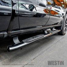 Cargar imagen en el visor de la galería, Westin 19-20 Chevrolet/GMC Silverado/Sierra 1500 Double Cab PRO TRAXX 4 Oval Nerf Step Bars - Black