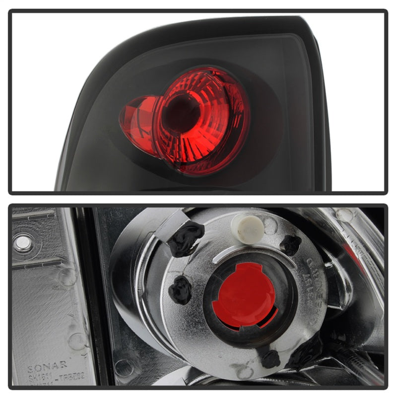 Luces traseras de estilo europeo Spyder Chevy TrailBlazer 02-09, color negro ALT-YD-CTB02-BK