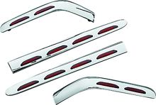 Cargar imagen en el visor de la galería, Kuryakyn L.E.D. Saddlebag Molding Set 4 Piece 01-10 GL1800 Chrome