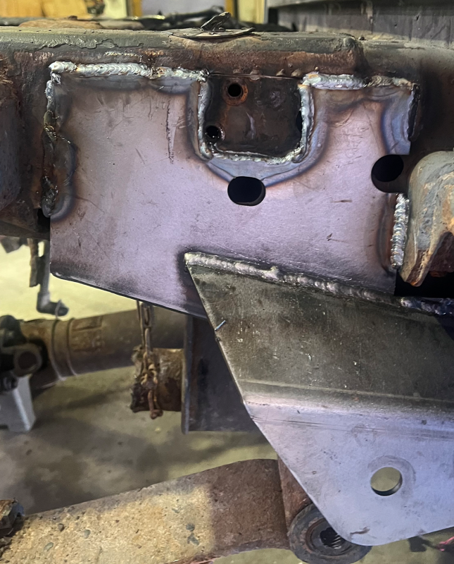 Rust Buster 2004-2008 Ford F-150 Center Rear Frame Section w/ Leaf Spring Mount - Left