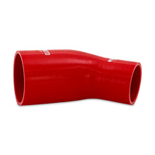 Cargar imagen en el visor de la galería, Mishimoto Silicone Reducer Coupler 45 Degree 2.5in to 3in - Red