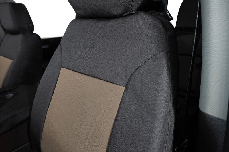 Covercraft 24-25 Ford F250-F550 Endura PrecisionFit Custom Front Row Seat Covers- Tan/Black