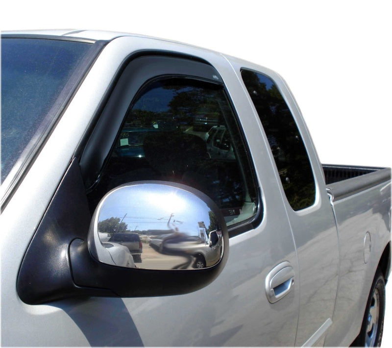 Deflectores de ventana en canal con visor de ventilación para cabina estándar AVS 97-03 Ford F-150, 2 piezas, color humo