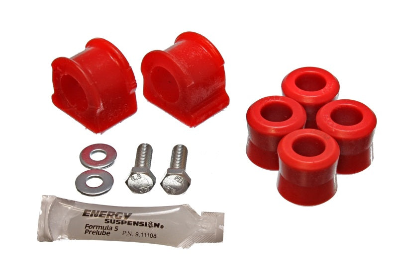 Bujes de barra estabilizadora delantera de 21 mm de color rojo Energy Suspension para VW Beetle 98-06 (nueva versión)