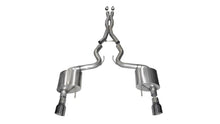 Cargar imagen en el visor de la galería, Corsa 15-17 Ford Mustang GT Coupe 5.0L 3in Xtreme Cat-Back Exhaust Dual Rear Exit w/ Gun Metal Tips