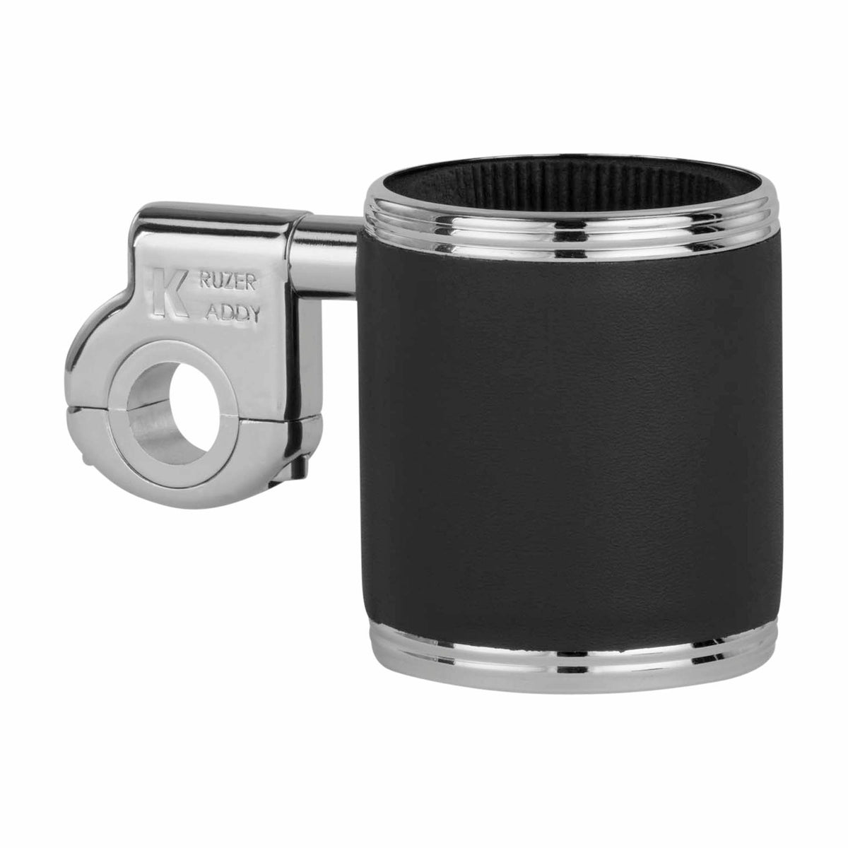 Kruzer Kaddy Clamp Mount Holder Leather Black/Chrome (400)