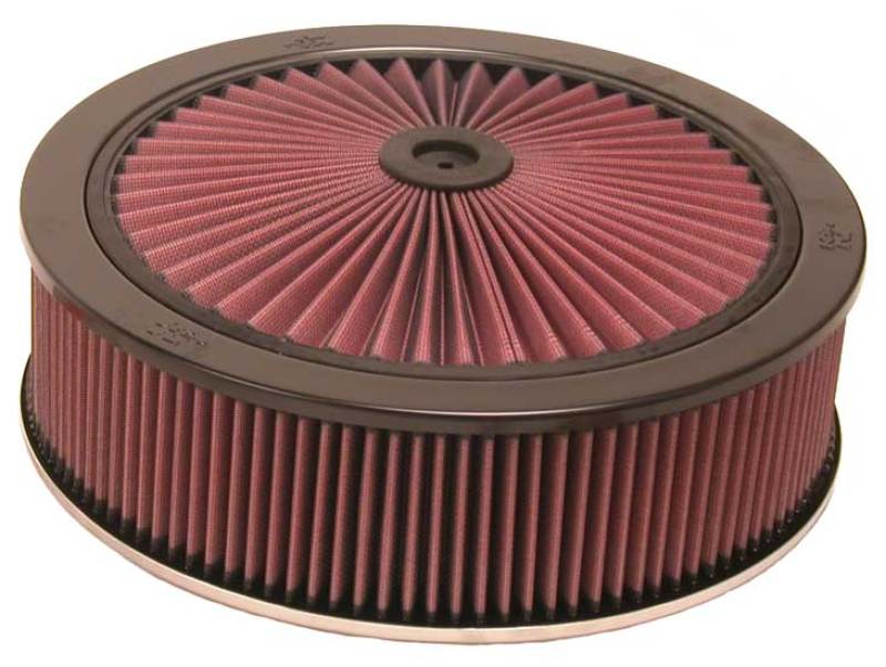 K&N X-Stream Top Air Filter Red 14in OD / 7.313in Neck Flange / 5.5in Height