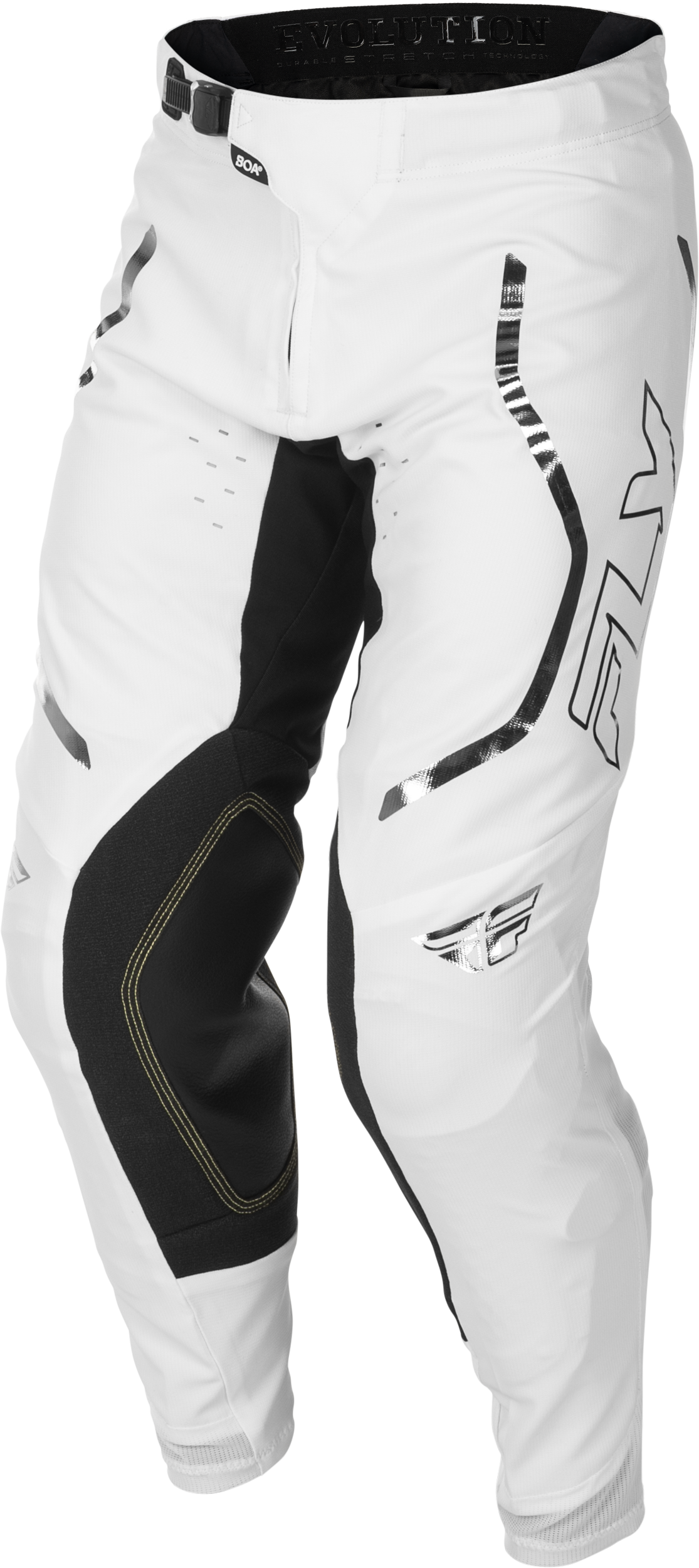 Fly Racing Evolution DST LE Flash Pants White/Silver SZ 30 (379-13530)
