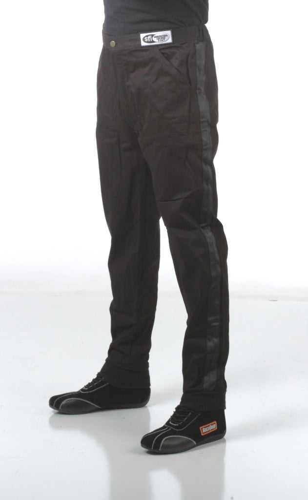 Pantalones RaceQuip SFI-1 1-L negros grandes