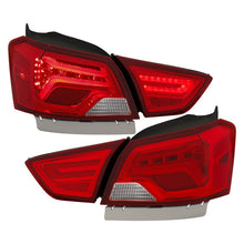 Cargar imagen en el visor de la galería, ANZO 14-18 Chevrolet Impala LED Taillights Red/Clear