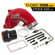 Cargar imagen en el visor de la galería, Banks Power 07.5-17 Ram 2500/3500 6.7L Diesel Monster-Ram Intake System w/Fuel Line 4.0in Red