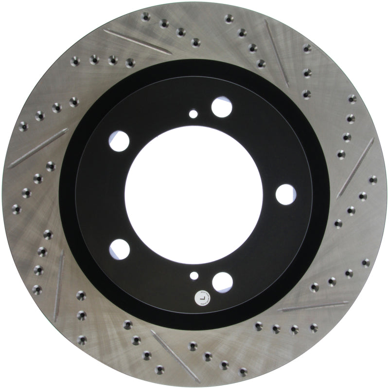 Rotor ranurado y perforado delantero izquierdo StopTech 07-09 Toyota Tundra / 08-09 Toyota Sequoia