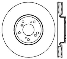 Cargar imagen en el visor de la galería, Rotor delantero izquierdo ranurado y perforado SportStop para Acura TL (Brembo Caliber) 04-08 de StopTech