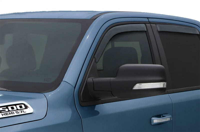 AVS 2019 Ram Quad Cab Ventvisor In-Channel Front & Rear Window Deflectors 4pc - Smoke