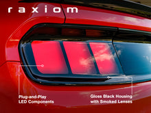 Cargar imagen en el visor de la galería, Raxiom 15-22 Ford Mustang Profile LED Tail Lights - Gloss Black Housing (Smoked Lens)