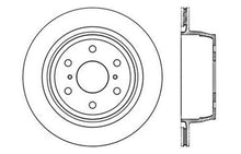 Cargar imagen en el visor de la galería, StopTech 07-10 GMC Sierra (w/ Rear Drum) / 07-09 GMC Yukon Rear Left Slotted &amp; Drilled Rotor