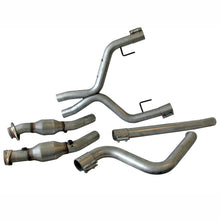 Cargar imagen en el visor de la galería, BBK 05-09 Mustang 4.0 V6 True Dual Cat Back Exhaust Conversion Kit With X pipe