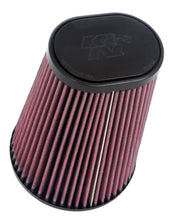 Load image into Gallery viewer, K&amp;N Universal Round Clamp-On Air Filter 4-1/2in FLG, 5-7/8in B, 3-1/4in X 4-1/2in T, 8in H