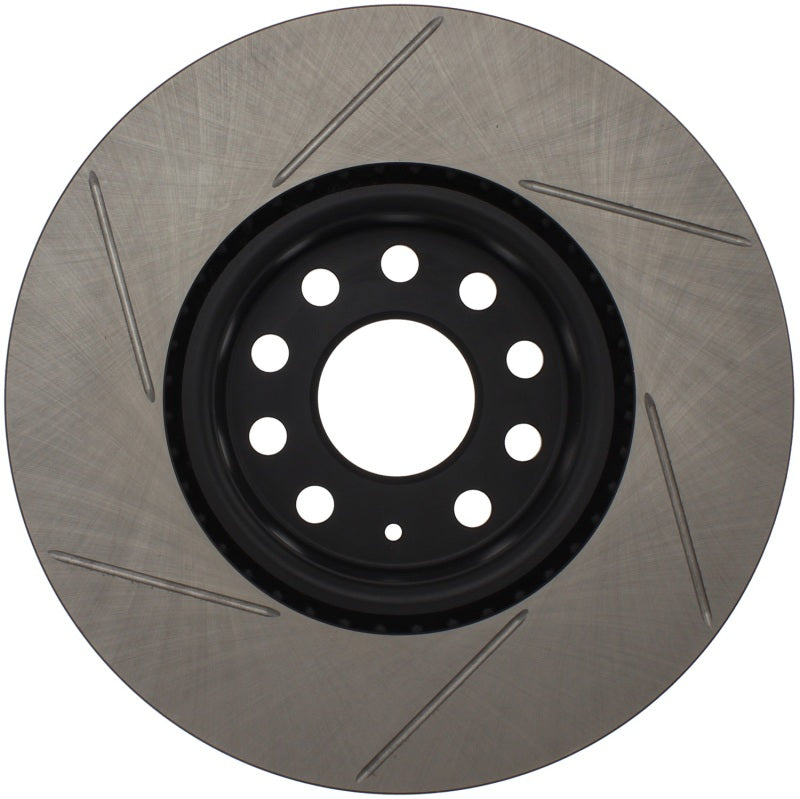 StopTech Power Slot Left Front Slotted Rotor — Fits 06-19 Audi A3/TT, 06-18 VW GTI/Passat