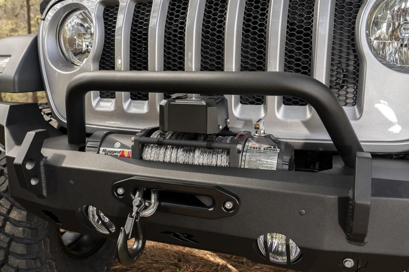 Parachoques delantero Rugged Ridge HD de ancho completo para Jeep Wrangler JK 2007-2018 Jeep Wrangler JL 2020 JT