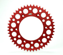 Cargar imagen en el visor de la galería, Renthal 96-02 Honda CR80RB Rear Grooved Sprocket - Red 420-55P Teeth