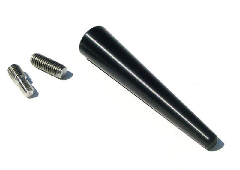 Torque Solution Black Billet Shorty Antenna: Audi / Volkswagen