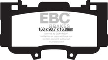 Cargar imagen en el visor de la galería, EBC 15+ Ford Mustang 2.3 Turbo Performance Pkg Redstuff Front Brake Pads