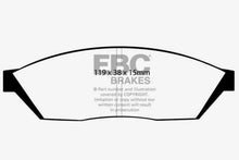 Cargar imagen en el visor de la galería, EBC 82-84 Honda Civic Hatchback 1.3 (4 Speed) Greenstuff Front Brake Pads